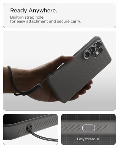 Image of Spigen for Galaxy S26 Ultra Case, Liquid Air [No Magnet Ring] [Military-Grade Protection] - Marble Gray