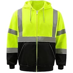 Hi Vis Yellow Zipper