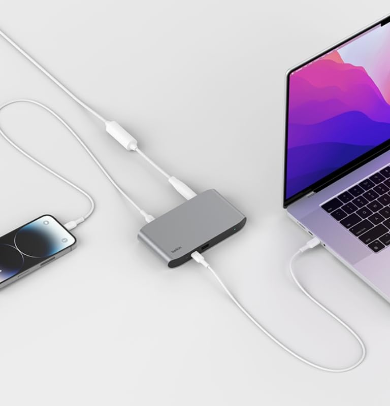Belkin | Thunderbolt 4 Hub | Multi-Monitor Support | 5-in-1