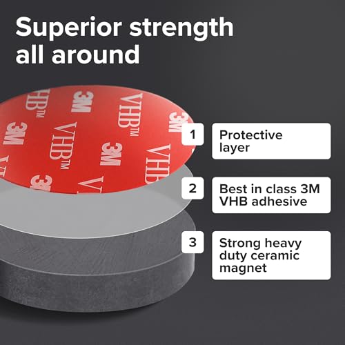 strong ceramic round magnets with adhesive backing 07x0123418x3mm 100 pcs - heavy duty sticky magnets non-corrosive versatile for home office workshop whiteboard fridge and hobby use