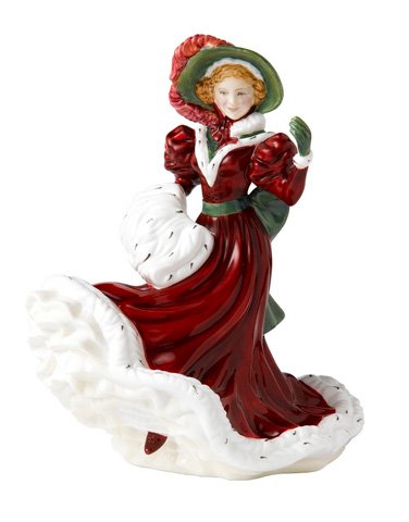 Royal Doulton PRETTY LADIES PETITE ANNUALS: Christmas Day Petite 2010 7.25