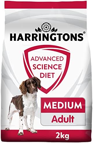 Harringtons Advanced Science Diet Medium Breed Dry Dog Food 2kg, pack of 4 - Vet Endorsed Nutrition