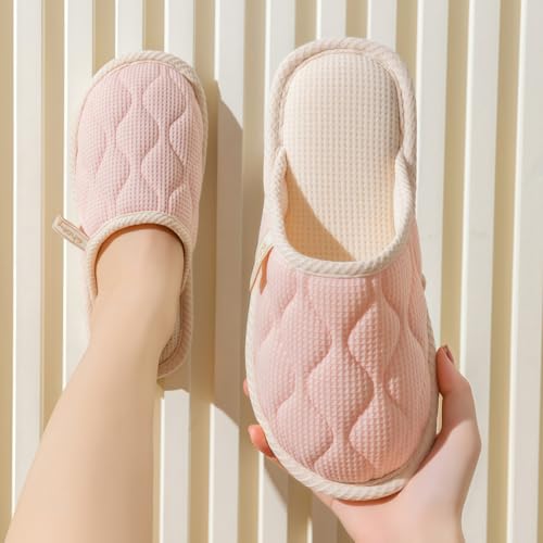 Comfortable Slippers for Women Men, Non-Slip Soft House Shoes for Indoor Home Use