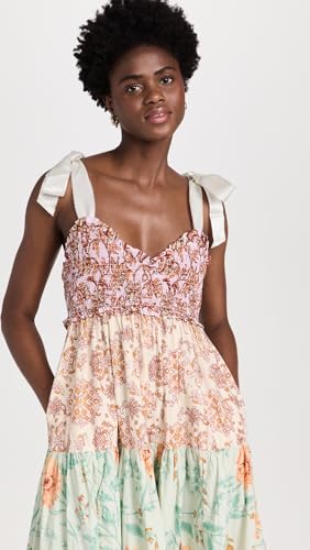 Free People Womens Bluebell Maxi Lilac Combo X-Large