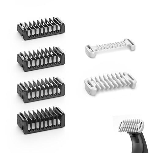 Sabots Peigne de Guidage pour O Blade Sabots QP2724 QP2824 QP2520 QP2630 QP6551,Protecteur Peau Intime 3mm Peigne corporel avec Sabots pour Tondeuse1/2/3/5mm O...