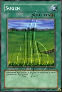 yugioh card sogen Amazon.com: Yu-Gi-Oh! - Sogen LOB-49 Unlimited Edition