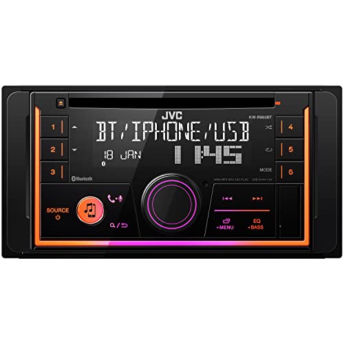 Jvc Kw-R950Bts Bluetooth Car Stereo Receiver With Usb Port – Lcd Display - Am/Fm Radio - Mp3 Player - Double Din – 13-Band Eq (Black) #TOP7