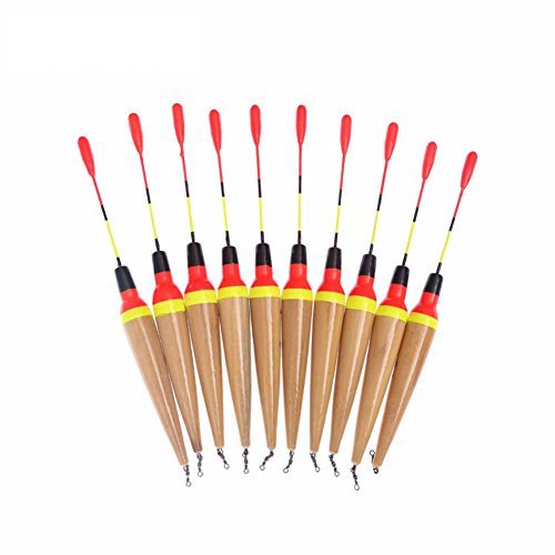 Agape 10pcs/lot Fishing Floats Buoyancy Bobber Floats for Fishing Long Tail Buoyancy 6g 8g OEM Factory Store (Buoyancy:8g)