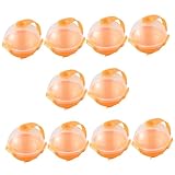 Hemobllo 10 piezas Moldes para Bolas de Hielo Reutilizables Molde Esférico Anti-fugas Fácil Desmoldeo Diseño Compacto para Bebidas Cócteles Whisky y Café Fiestas