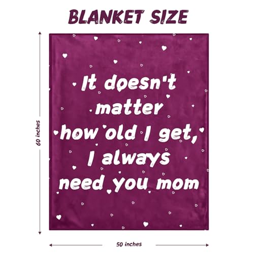 Couverture en flanelle de qualité supérieure pour anniversaire maman - 4