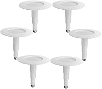 Vista 1 de Jolux Foco LED ajustable de 5/6 pulgadas no regulable, base E26, 12 W = 75 W, 3000 K (blanco cálido), 920 lúmenes, iluminación empotrable