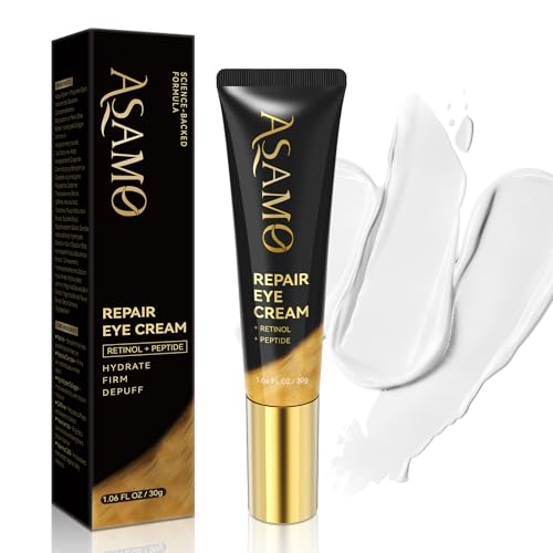ASAMO Retinol Eye Cream – Retinol and Peptides for Fine Lines