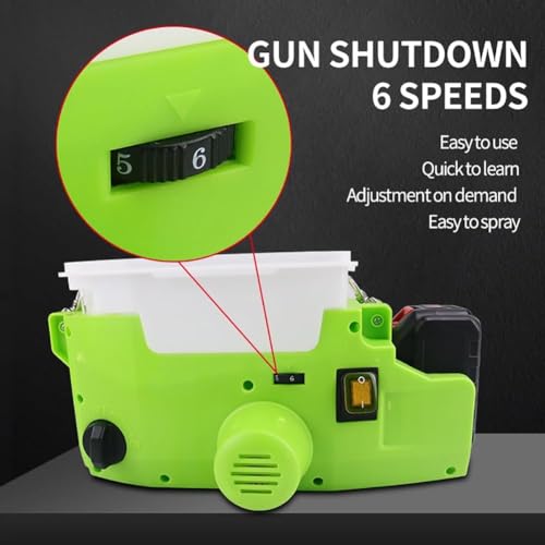 Pistolet de pulvérisation sans fil 15 MPa de 500W avec réservoir