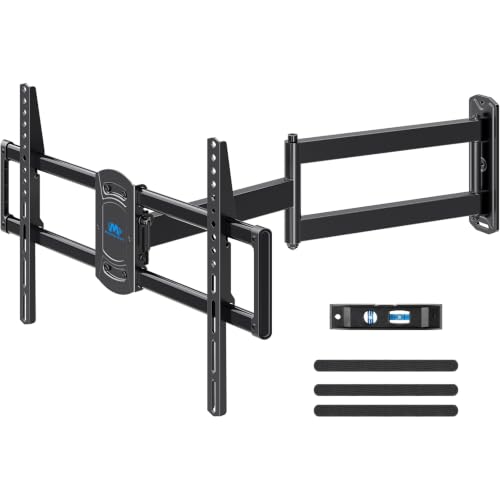 Image of Mounting Dream Corner TV Wall Mount Long Arm Swivel Tilt for 37-75 Inch TVs