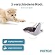 PetTec® Interaktives Katzenspielzeug Elektrisch zur Selbstbeschäftigung - Bewegliche Ratte Maus mit Katzenminze - Interactive Cat Toy - Automatisches Katzenspielzeug - Katzen Spielsachen Spielzeug