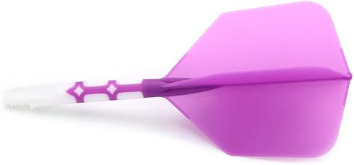 Miniatura 2 de CUESOUL ROST T19 - Eje de dardos integrado y vuelos de 1.102 in con forma de ala grande, di adiós a la caída del vuelo de dardos