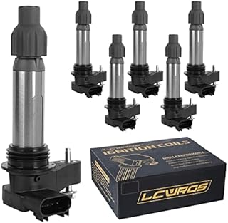 Set of 6 Ignition Coil for 3.6 3.0 3.2 V6 Buick Enclave GMC Acadia Terrain Cadillac CTS SRX XTS Chevy Traverse Malibu Impala Equinox 2010 2012 2013 2014 2015 2016 Coil Packs Replaces# UF569