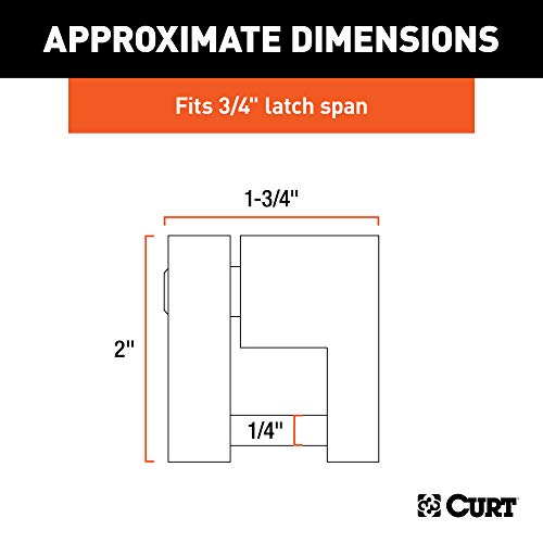 Curt 23521 Black Trailer Tongue Coupler Lock thumb #1