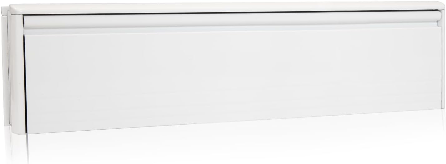 Xfort MailPlate Pro 12" Letterplate White, Premium Draught Proof Postal