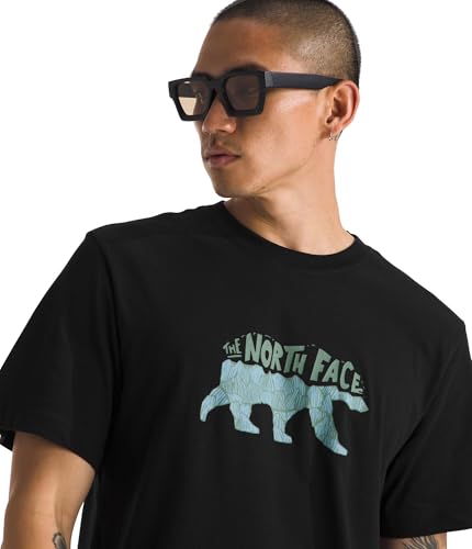 THE NORTH FACE Men's Evolution TNF Bear Short-sleeve Tee | Cotton Shirt With a Graphic Design, Set in Sleeves, Ribbed Collar3