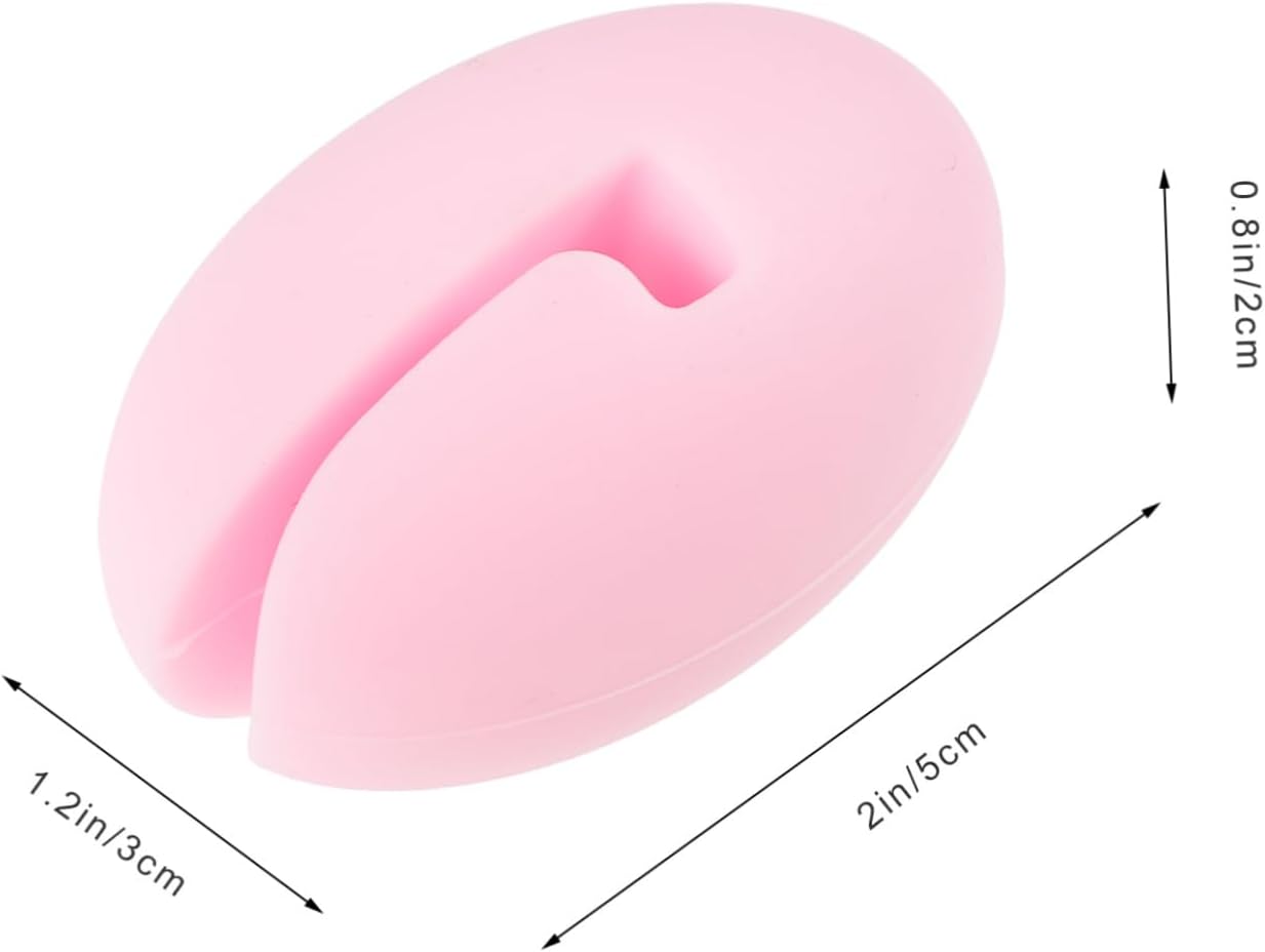 Silicone Thermometer Clip Holder Pink for Pot Temperature Probe