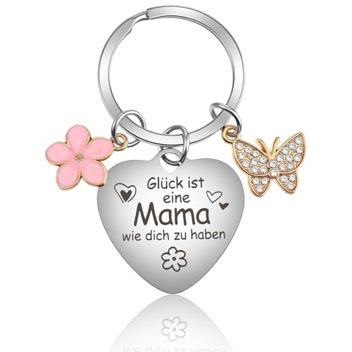 Nogeqi Mutter Geschenke für Mama zum Geburtstag Geburtstagsgeschenk Mutter Beste Mama Geschenk Schlüsselanhänger Weihnachtsgeschenke, Muttertagsgeschenk Muttertag Geschenk für Werdende Mütter Mother