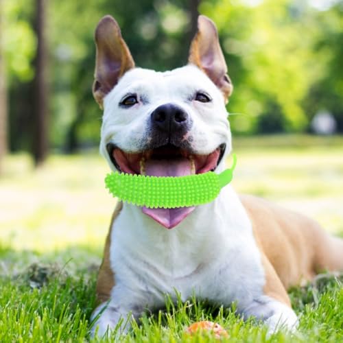 Image of balacoo 2pcs Cucumber Shape Dog Chew Toys Interactive Pet Plaything for Puppies and Fun for Mental Helps Reduce Destructive Behavior
