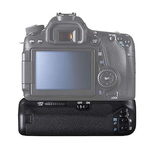 Image of BG-E14 Battery Grip for Canon EOS 70D /80D /90D DSLR Camera,Which Can Be Bsed with Replace 2 Canon E6 or 6 AA Rechargeable Lithium-ion Batteries.