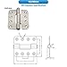 Stainless Steel Hinges and Corrosion-Resistant for Industrial Equipment Large Machinery 1Pcs(304-1)