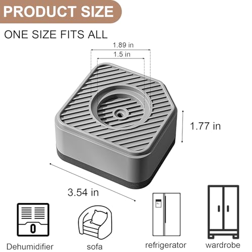 4 Packs 5879 Dehumidifier Riser Kit Compatible with Aprilaire Models E070, E080, E100, E130, 1820, 1830, 1850, 1852, 1870, 1872, Fit for Crawl Space, Basement and Whole-House