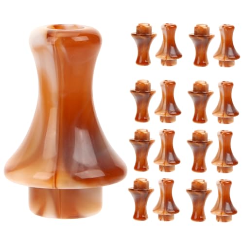 BESTonZON Mouthpiece Set 16 Cucurbit Flute Parts Breath Aid for Players Musicians