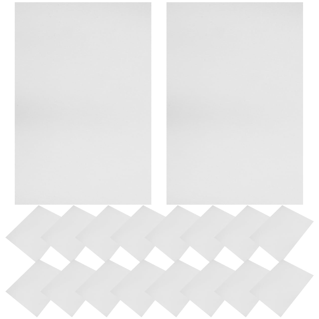 NUOBESTY 20 Blatt Ofenpapier Keramikfaserpapier Hochtemperatur Isolierung DIY Ofendichtung Glas-Fusionsfolie Pelletofen Isolierpapier 12.01X8.27In