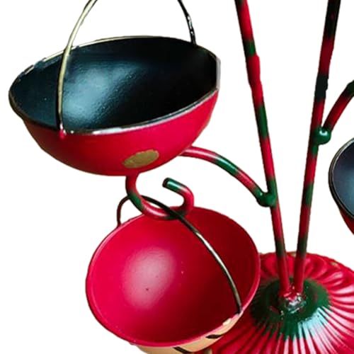 Support de collation de Noël à 3 étages pour buffet de fête