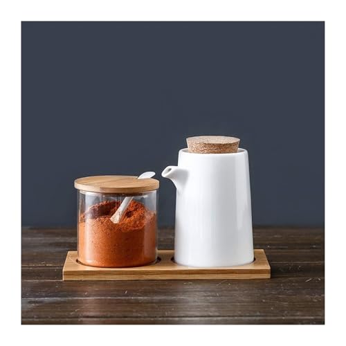 Dispensador de aceite de oliva, botella de cerámica blanca para aceite de oliva, vinagre, vertedor de soja, dispensador de líquido de cocina, dispensador de especias, botella de aceite para cocina y
