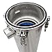 PreAsion #1 Bag Filter Corrosion-Resistant 304 Stainless Steel Solid-Liquid Separation Tool 145PSI Industrial Sock Filter 1.5
