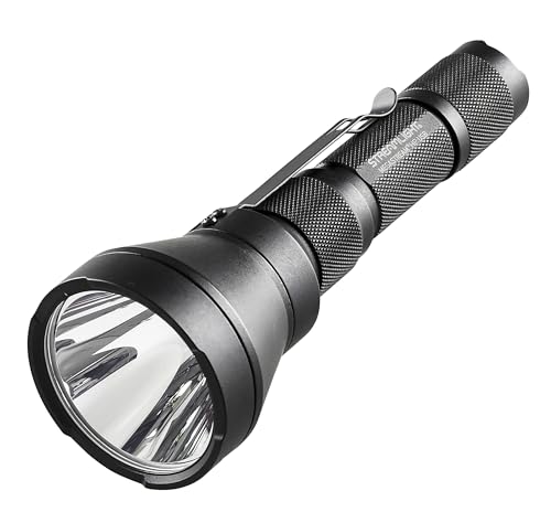 Image of Streamlight 66211 MegaStream HP USB 1350-Lumen 310000-Candela Rechargeable EDC Flashlight Includes Rechargeable Battery, USB-C Cable, and Holster, Black