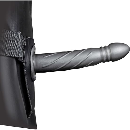 OUCH!-STRAP-ON HUECO TRENZADO - 8/20 CM-METALIZADO