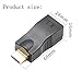 suckoo Replacement Ethernet RJ45 Network to HDMI Extender Repeater Amplifier 30m 4K30HZ Compatible Computer Host Laptop Connection Transmitter TX External HDMI Monitor Projector TV Receiver RX 1080P