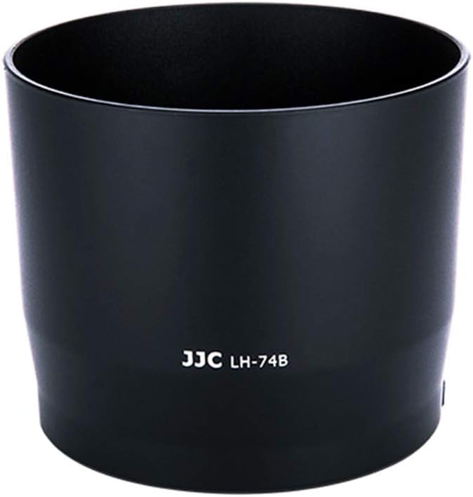 JJC Reversible Lens Hood Shade for Canon EF 70-300mm f/4-5.6 is II USM Replaces Canon Lens Hood ET-74B, with Button to Lock or Release