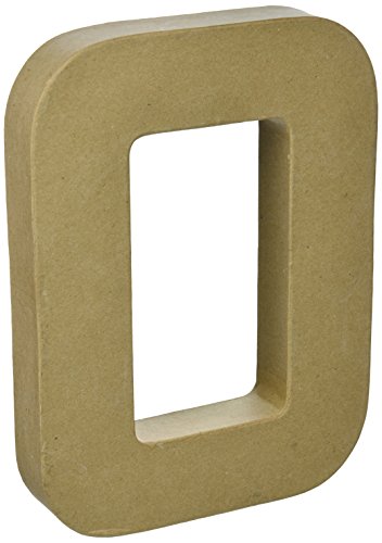 Darice 2861-O Paper Mache Letter 12Inx1.5In