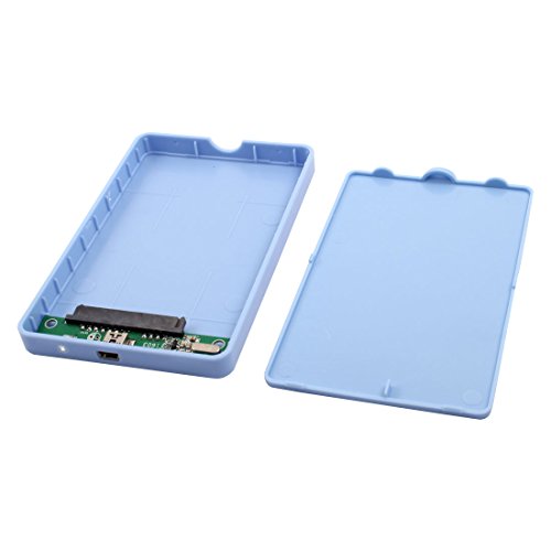 Cofre externo para disco duro 2.5'' USB 2.0 azul miniatura 2