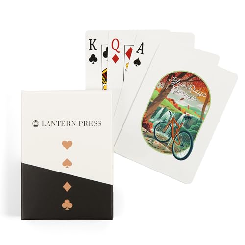 Lantern Press Blue Ridge Georgia 52 Naipes Póker