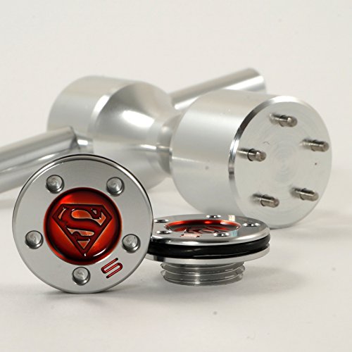 19th Hole Custom Shop 2 of 5g Red Weights with Wrench Tool for Scotty Cameron Fastback, Squareback and Roundback Putters, SM (Silver)