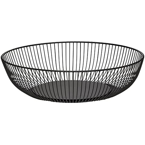 NUTRIUPS Obstschalen, Obstkorb Metall Schwarz Cover