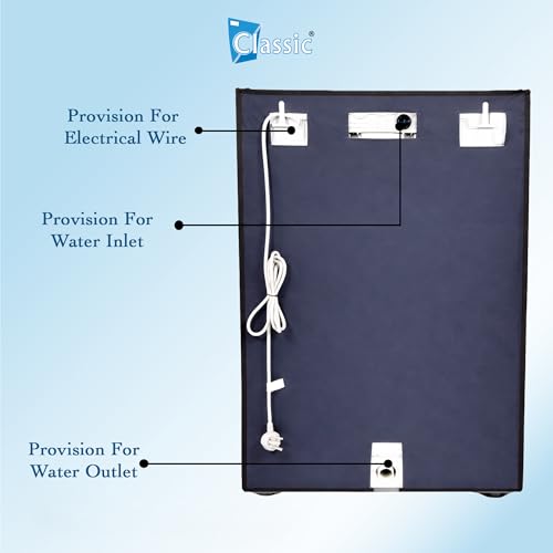 Image of Classic Top Load Washing Machine Cover Suitable For LG 6 Kg, 6.5 Kg, 7 Kg, Waterproof & Dustproof (56cmsX56cmsX85cms, Navy Blue)