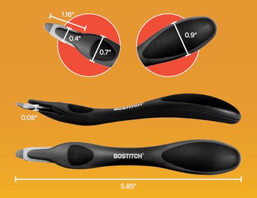 Bostitch Office Professional Push Style Easy Staple Remover, Black, 3-Pack (30000-BLK-3PK) - Thumbnail 6