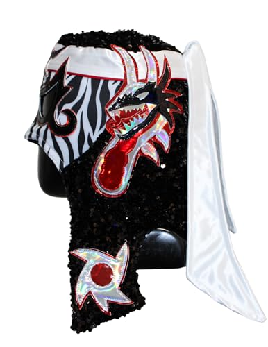 Lucha Libre Wrestling Mask Penta Zero Miedo - Pro-Quality Adjustable Adult Size for Cosplay, Costume & Collectors. (Mannequin Sold Separately)