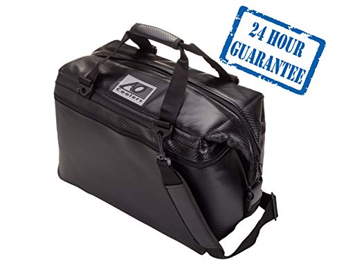AO Coolers Carbon Soft Cooler with High-Density Insulation, 12-Can to 48-Can