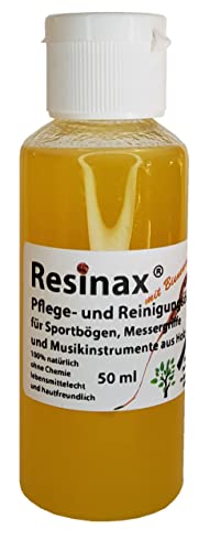 Resinax Produit d'entretien pour archet de sport et instruments de musique en bois, clean and polish bio Cover