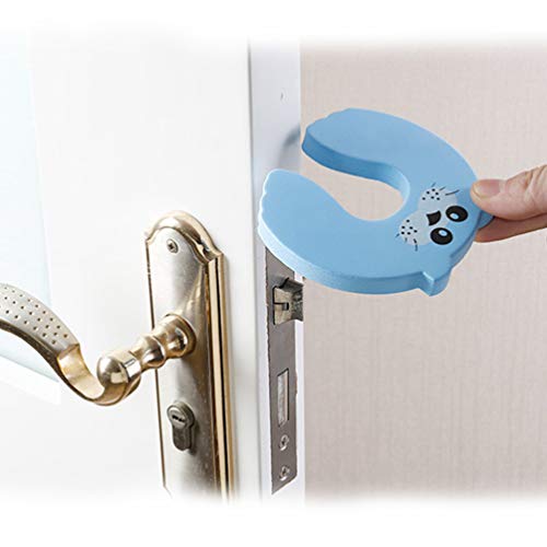 FAVOMOTO 20 Pcs Dedo Pitada Guarda Cartoon Animal Bebê à Prova de Espuma Macia Porta Batendo Rolha d